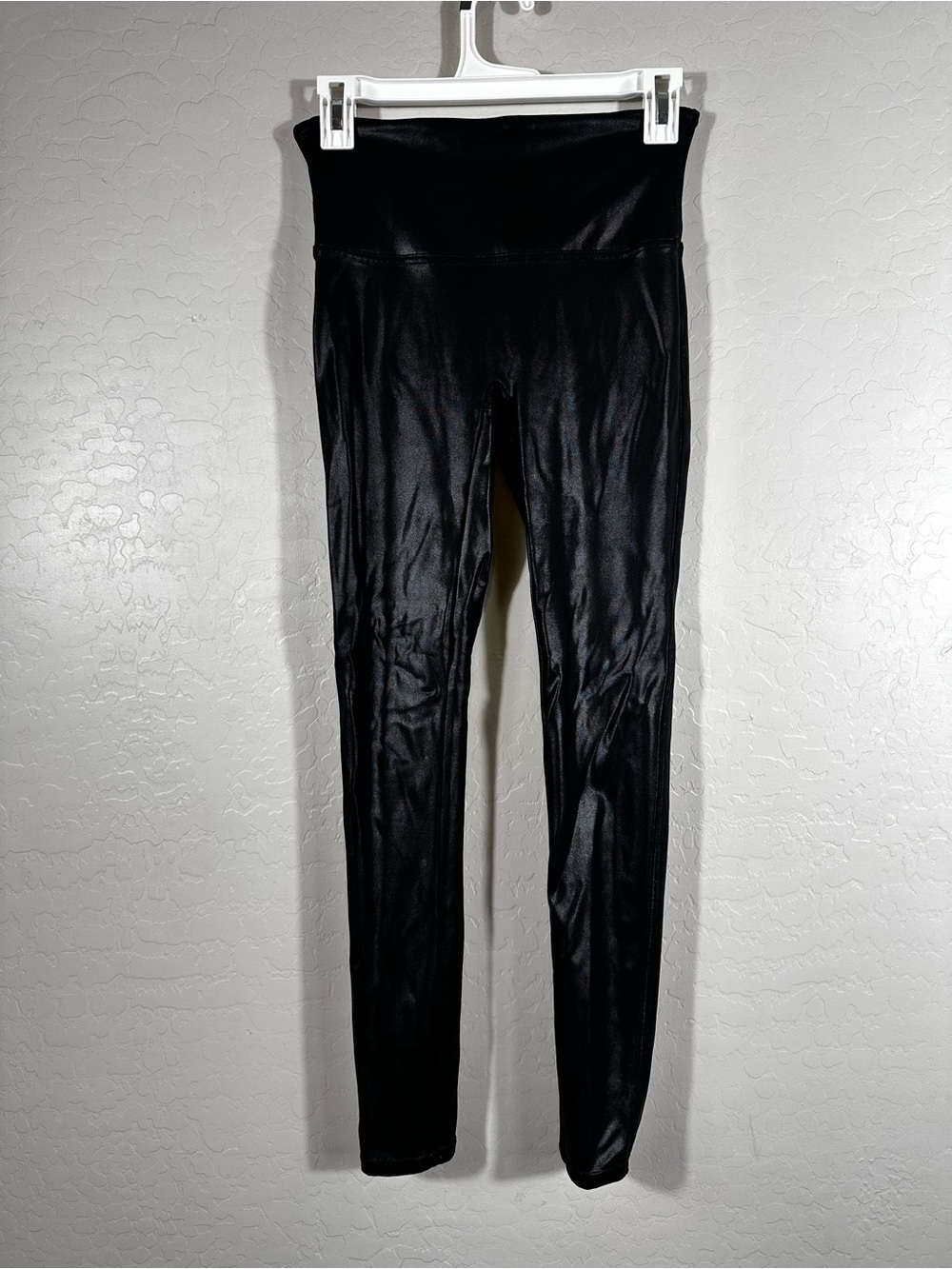 SPANX Metallic Charcoal Shimmer High-Waist Leggings
